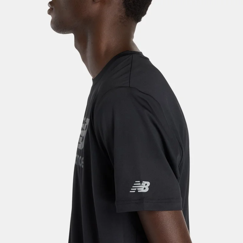 New Balance Black Men's Performance T-Shirt for Men | Best Price UAE