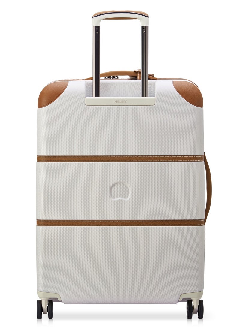 DELSEY Paris Chatelet Air 2.0, 70cm Hardcase 4 Double Wheel Check-In Luggage Trolley Angora  - Image 4