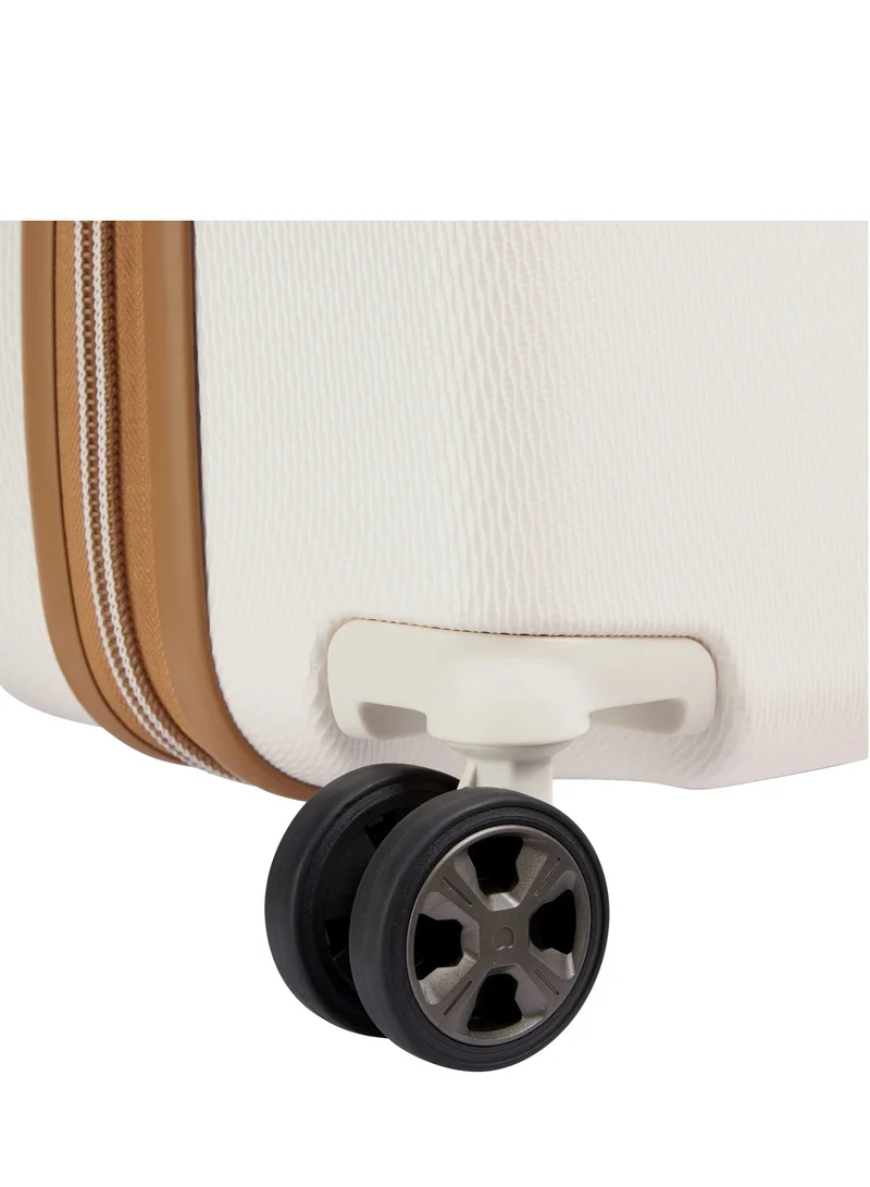 DELSEY Paris Chatelet Air 2.0, 70cm Hardcase 4 Double Wheel Check-In Luggage Trolley Angora