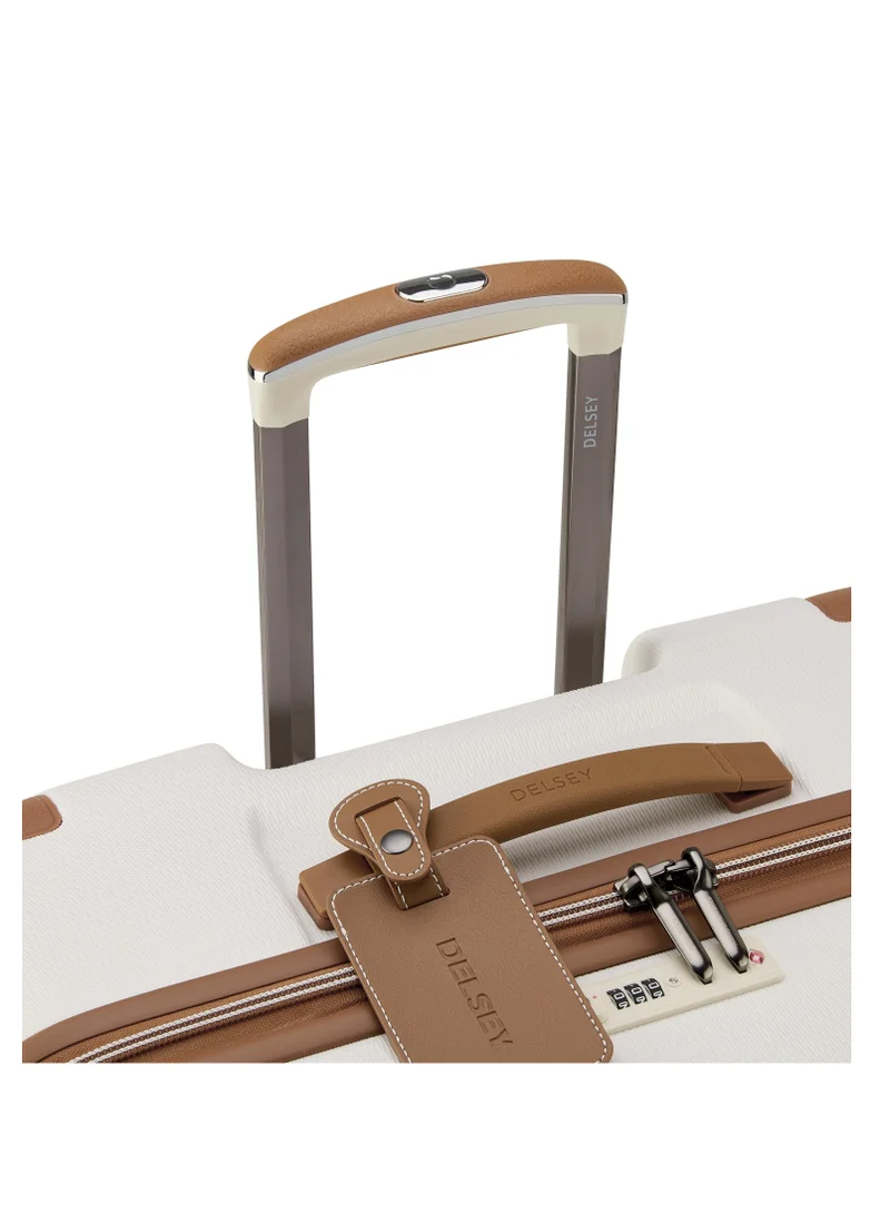 DELSEY Paris Chatelet Air 2.0, 70cm Hardcase 4 Double Wheel Check-In Luggage Trolley Angora