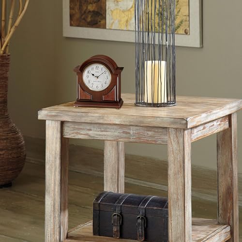 Seiko 9 Brown Wooden Case with Chime Mantel Clock - Image 3