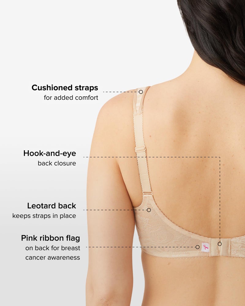 Wacoal womens Awareness Full Figure Underwire Bra, Sand, 38DD - Image 3