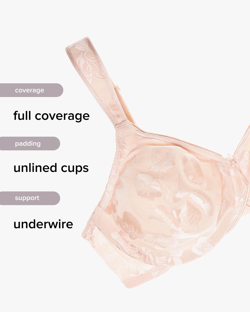 Wacoal womens Awareness Full Figure Underwire Bra, Sand, 38DD - Image 4