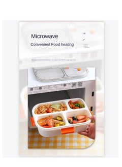 Miffy Kids Lunch Box with 4 Compartments, Suitable for Microwave and Dishwasher  - Image 2