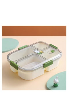 Miffy Kids Lunch Box with 4 Compartments, Suitable for Microwave and Dishwasher  - Image 1
