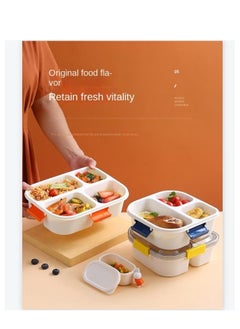 Miffy Kids Lunch Box with 4 Compartments, Suitable for Microwave and Dishwasher  - Image 4