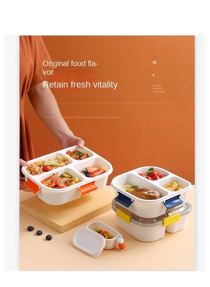 Miffy - Kids Lunch Box with 4 Compartments, Suitable for Microwave and Dishwasher - Image 1