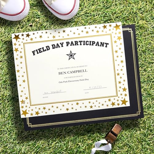 Gartner Studios Gold Star Foil Certificate Paper, 80lb 8.5” x 11”, 15 Count - Image 2