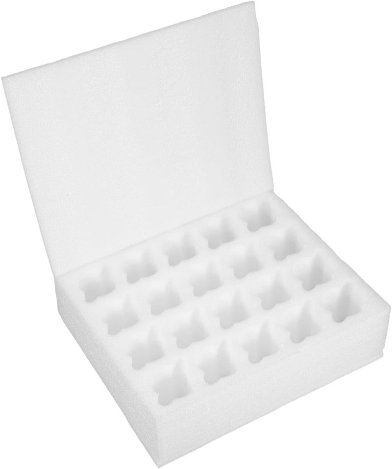 Pearl Foam Duck Egg Tray 20-count Carton Shockproof Reusable Egg Storage Carton Portable Outdoor Camping for Home and Market - Image 1