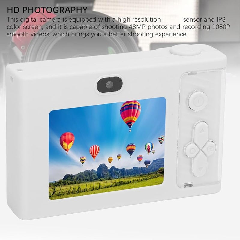 48MP Digital Camera 2 4 Inch IPS Screen 8X Zoom Anti Shake Fill Light Portable Type 1 Color - Image 5
