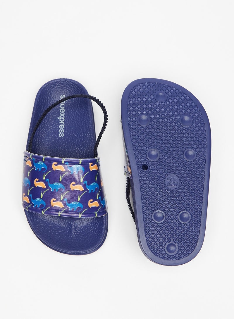 shoexpress الأولاد المطبوعة Slingback الصنادل الشريحة - Image 5