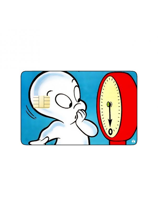 RKN PRINTED BANK CARD STICKER Animation Casper By Harvey Films - Image 1