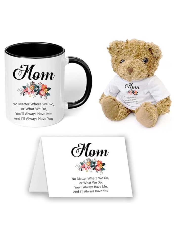 PRINTSHOP4ME Mother's Day Gift-Special Teddy Bear For Moms-Gift For Mom-Gift From Daughter To Mother-Gift For Mother  - Image 1