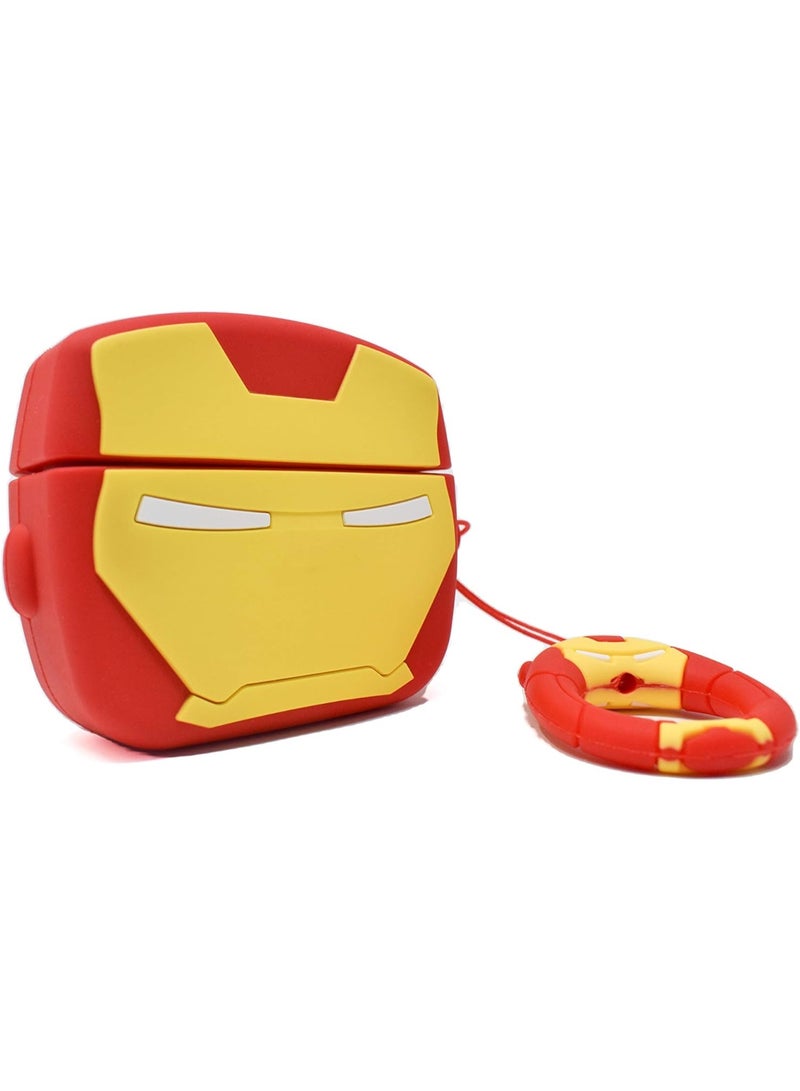 Case Soft Silicone Shockproof Cover for Apple Airpods 4 New 3D Cute Cartoon Creative Fun Case Skin with Keychain Design - Image 2