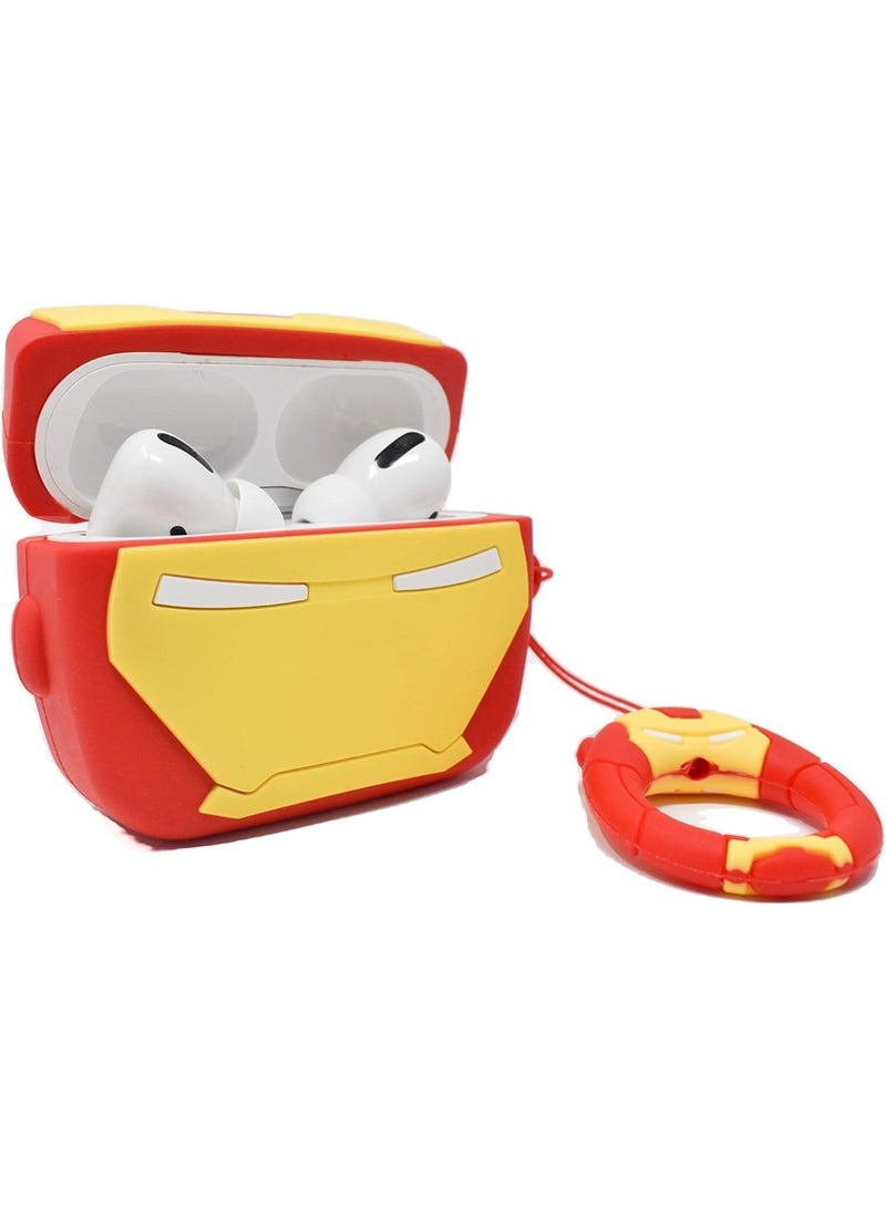 Case Soft Silicone Shockproof Cover for Apple Airpods 4 New 3D Cute Cartoon Creative Fun Case Skin with Keychain Design - Image 3