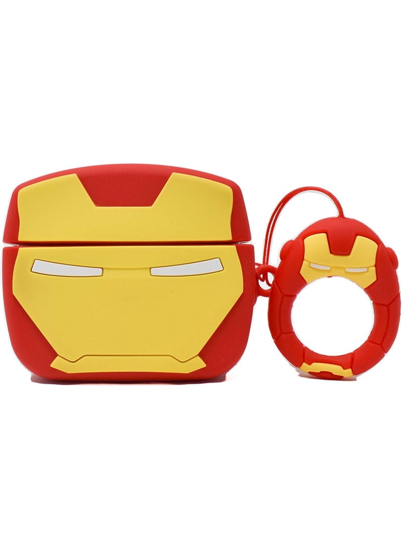 Case Soft Silicone Shockproof Cover for Apple Airpods 4 New 3D Cute Cartoon Creative Fun Case Skin with Keychain Design - Image 4