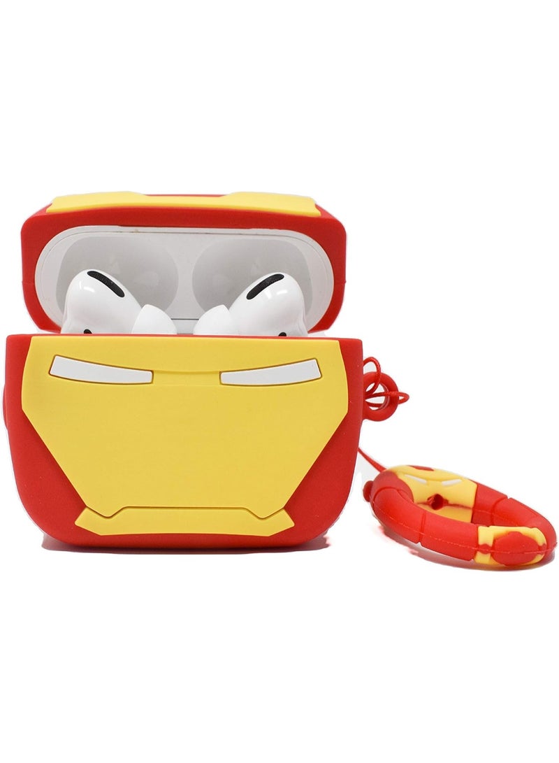 Case Soft Silicone Shockproof Cover for Apple Airpods 4 New 3D Cute Cartoon Creative Fun Case Skin with Keychain Design - Image 1