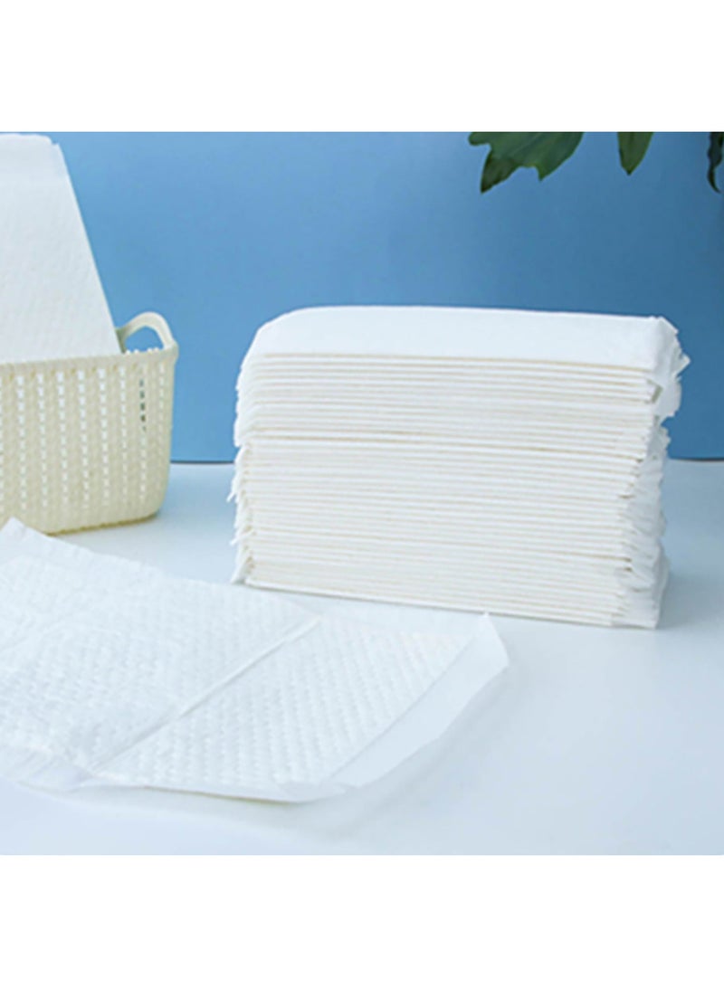 Little Story Pack Of 50 Disposable Diaper Changing Mats - White  - Image 3