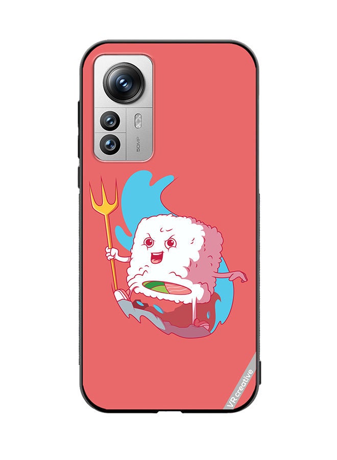 VR CREATIVE Protective Case Cover For Xiaomi 12X King Sushi Design Multicolour - Image 1