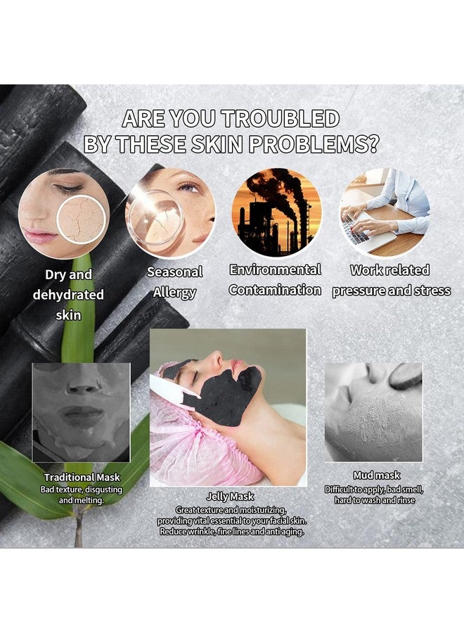 Nielies Jelly Mask, Facial Skin Care- Peel-Off Jelly Mask Set, Jelly masks for Facials Professional, Face Mask For Instant Hydration, Vegan Peel Off Face Mask, For Moisturizing (Regular, Bamboo) - Image 5