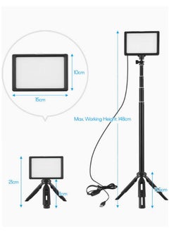 Arabest Led Photo Fill Light Dimmable 5600K,Color Filter with Adjustable Stand,15W 220V Portable Studio Lights for Photoshoot, Photography Video Lighting for Video Recording Streaming Filming  - Image 2