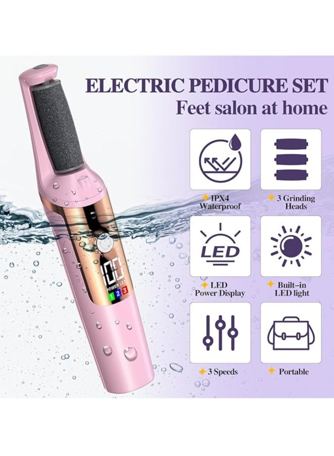 Pedicure Wand, Electric Callus Removers for Feet Rechargeable, Flawless Pedi Electric Feet Callus Remover for Dry Cracked Heels, Calluses, Dead Skin and Foot Care - Image 4
