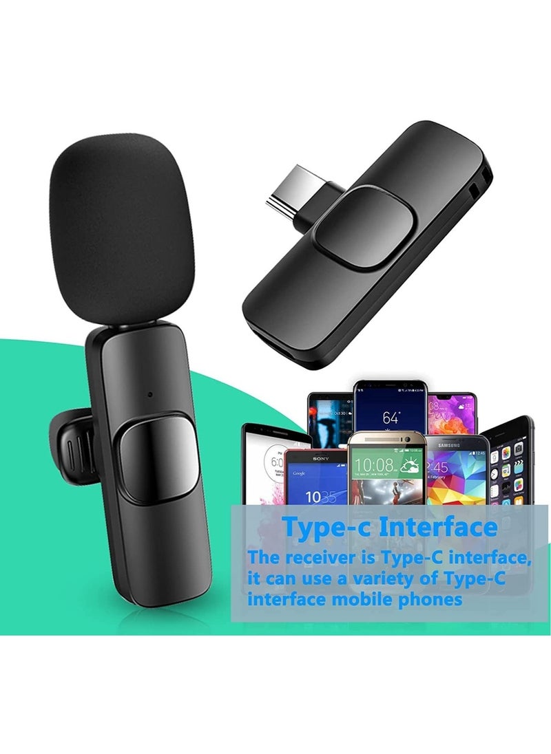 Generic Wireless Microphone Lavalier for Android Smartphone - USB-C Wireless Lapel Microphone Plug-Play Mini MIC for TikTok YouTube Vlog.  - Image 3