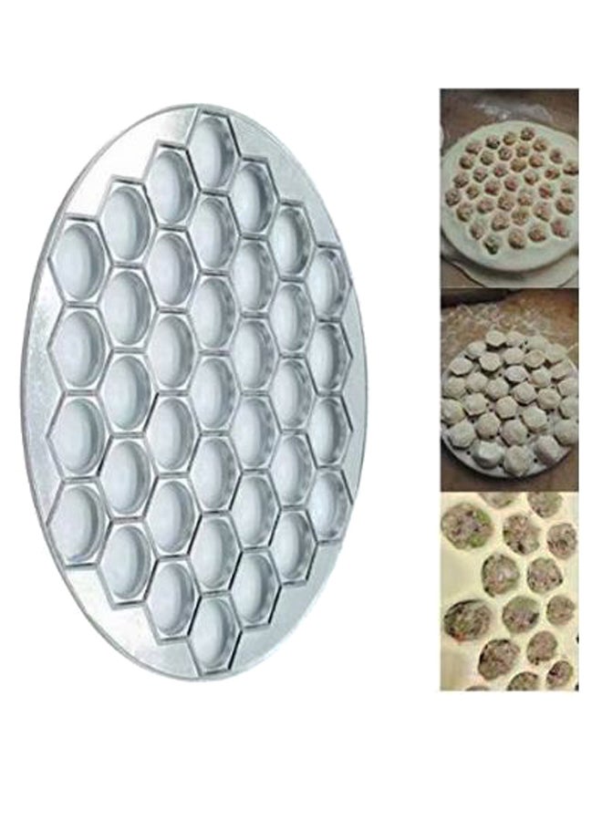 إسكدنيا قالب لصنع الزلابية يحتوي على 37 ثقباً فضي - Image 2