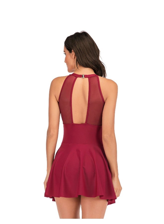 Women's Plus-Size Shaping Body One Pieces Red Swim Dresses Swimsuit Bikini Women Swimsuit Swimwear Beach Wear Swimwear - Image 2