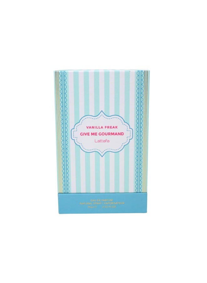 لطافة او دي بارفان فانيلا فريك، مجموعة جيف مي جورماند، للجنسين، شكل بخاخ، 75 مل، رائحة الفانيليا والكراميل، روائح خشبية، يدوم طويلا - Image 2