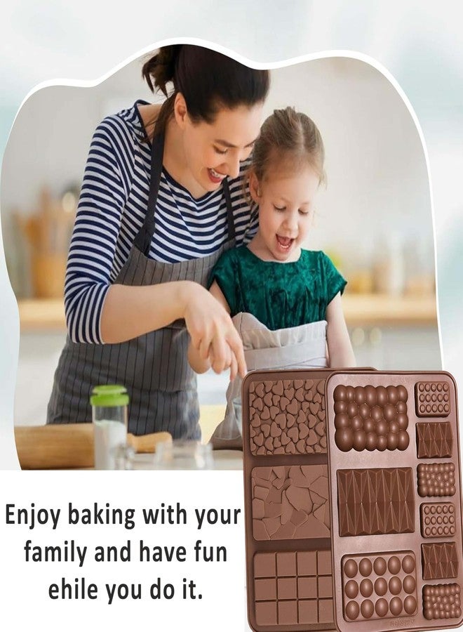 MoldBerry Silicone Chocolate Mould Set (Pack of 3) | 9 Cavity Multi-Shape Chocolate Bar & Star Molds | Food-Grade BPA-Free Silicone | for Chocolates, Wax Melts, Soap, Ice Cubes | Multicolor - Image 4