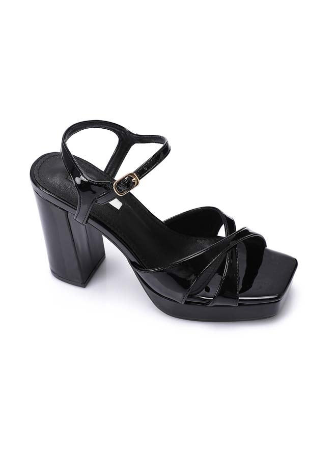 ديجافو منتصف Heelss الصنادل النسائية السوداء  - Image 5