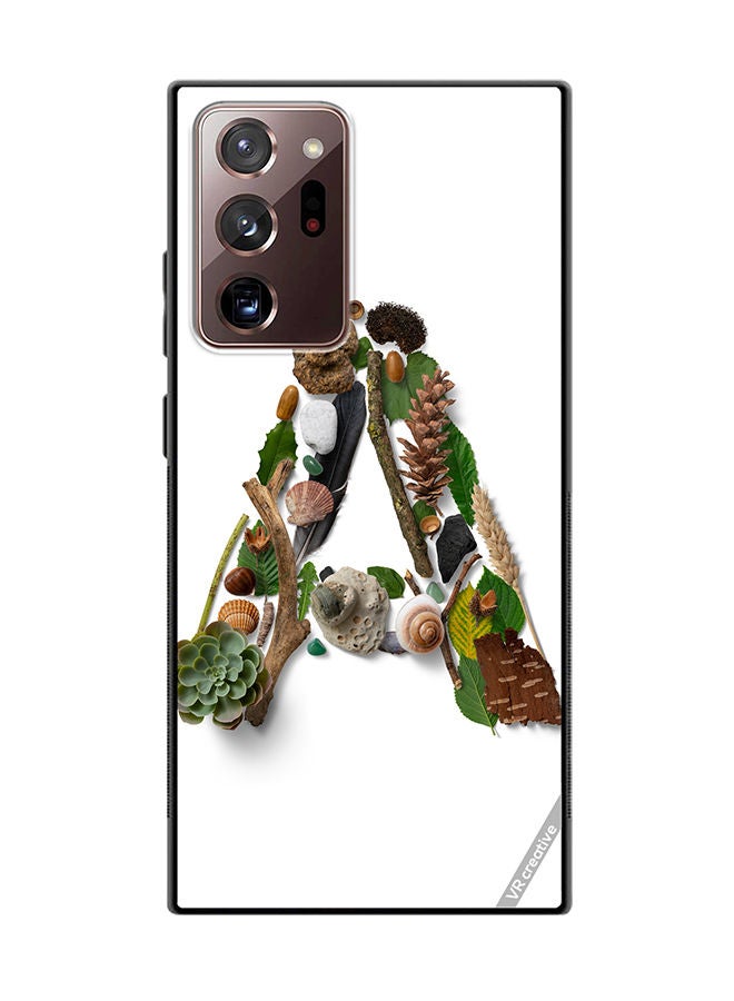 VR CREATIVE Protective Case Cover For Samsung Galaxy Note20 Ultra 5G Alphabet A Design Multicolour - Image 1