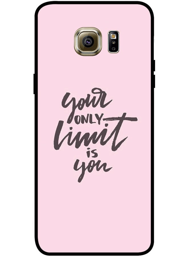 EYE CATCH Protective Case Cover For Samsung Galaxy S6 Edge Plus Smart Series Printed Protective Case Cover for Samsung S6 Edge Plus Your Only Limit Is You - Image 1