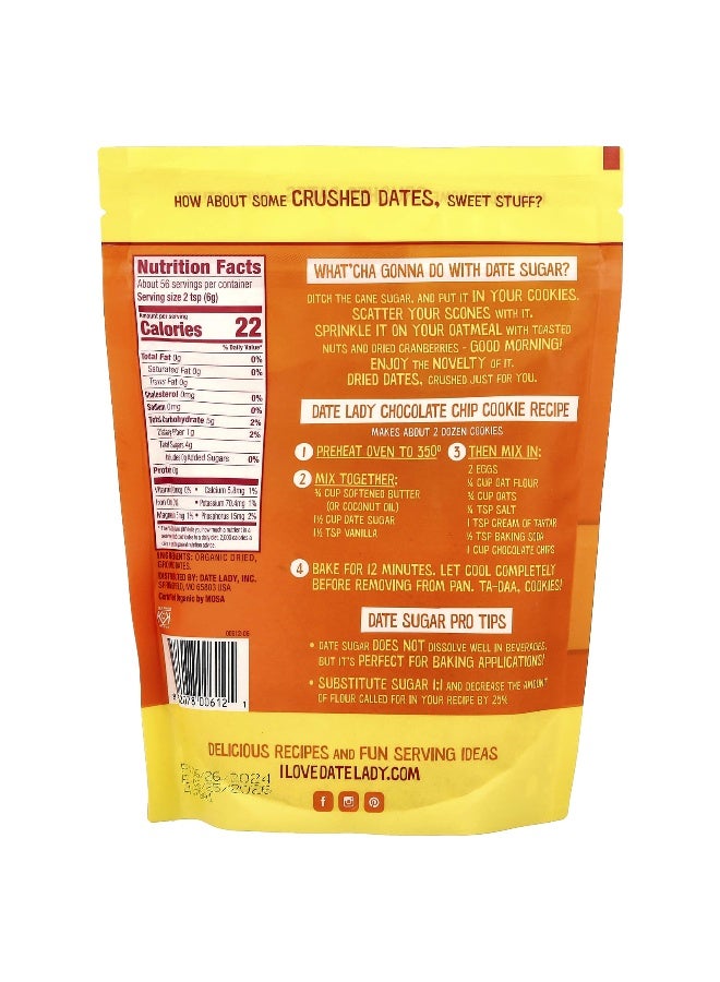 Date Lady, Date Sugar, 12 oz (340 g) - Image 2
