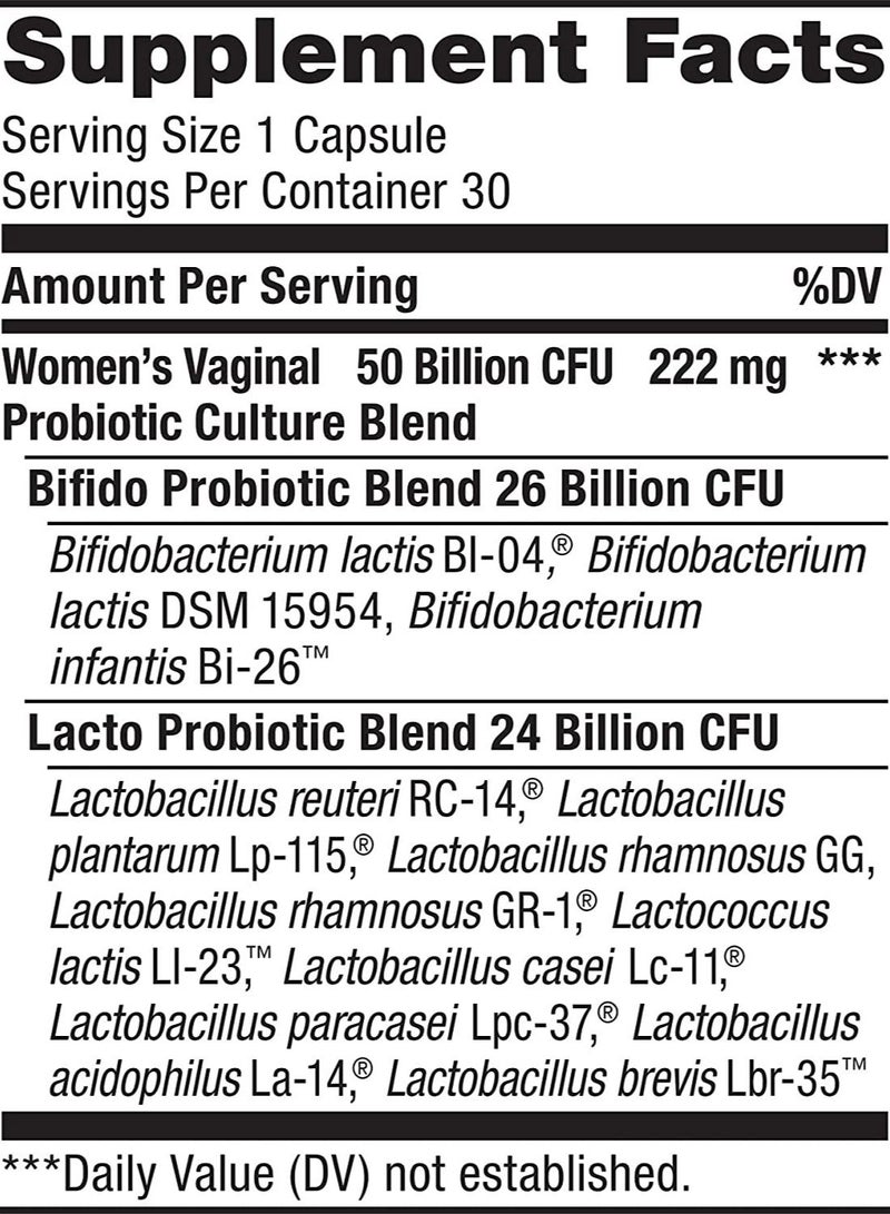 Renew Life Probiotic Ultimate Flora Vaginal Care 50B  30 Count - Image 4