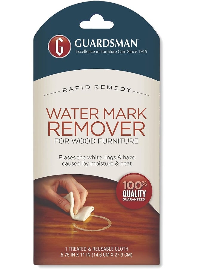 Guardsman Water Mark Remover Cloth - Erase White Rings & Haze Caused By Moisture and Heat - Reusable - Image 1