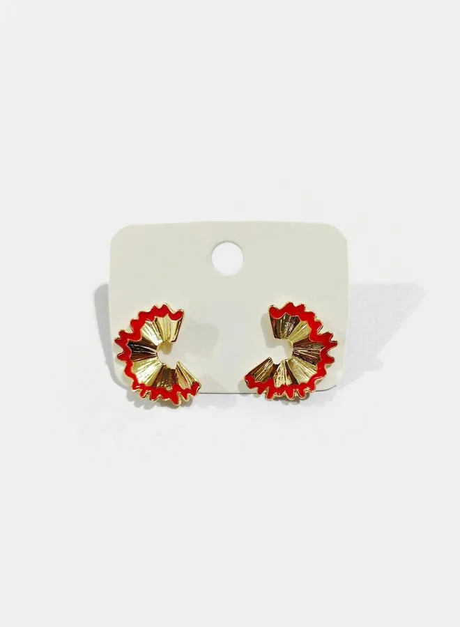Styli Styli Textured Scrap Earrings