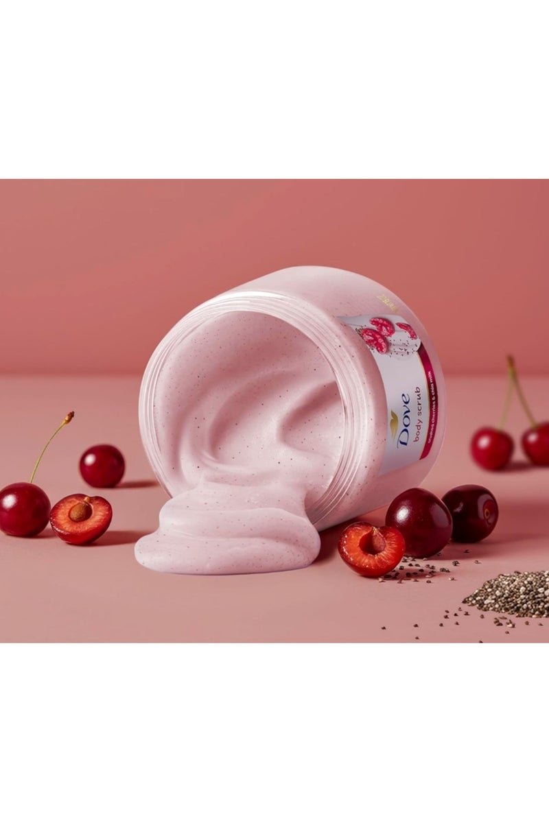 Dove Exfoliating Body Polish Crushed Cherries & Chia Milk 425g - Image 3