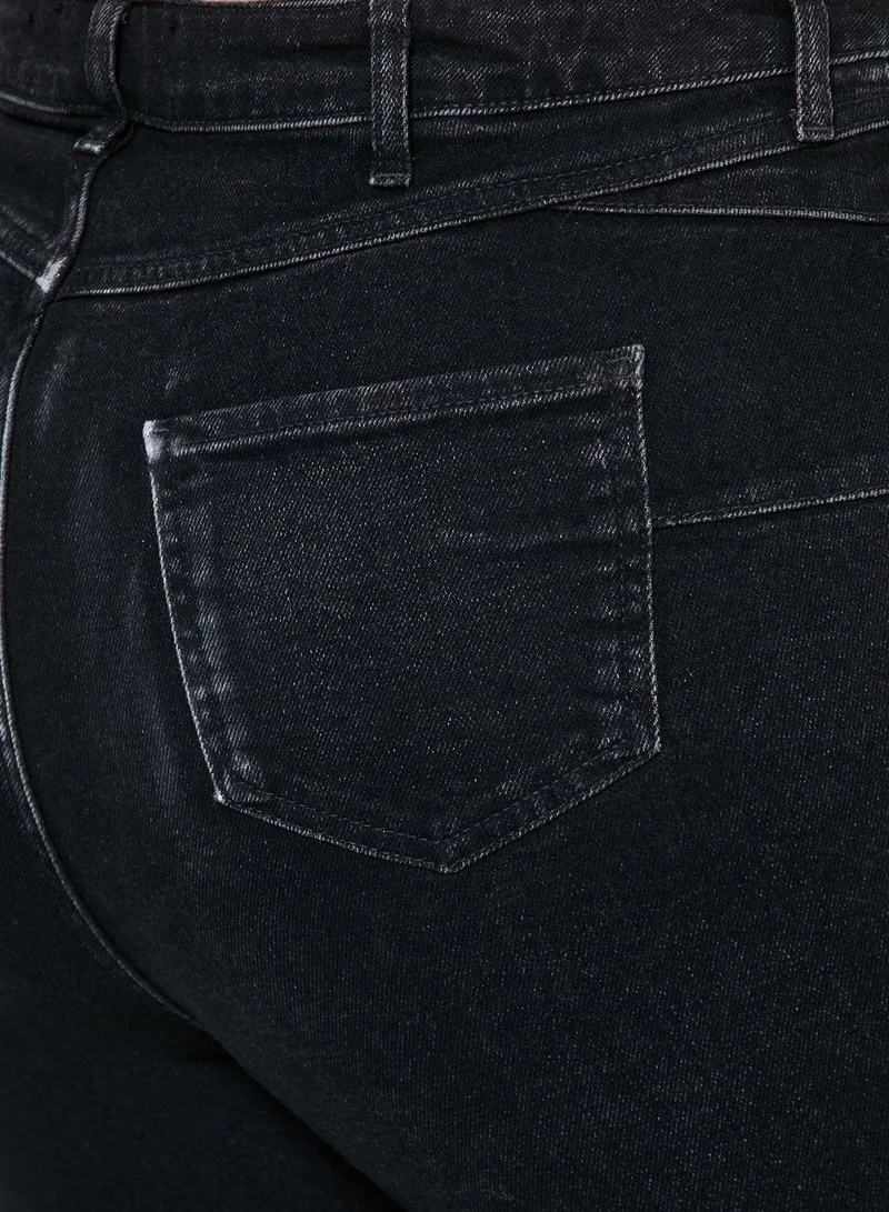 New Look Curve Dark Wash Mom Jeans