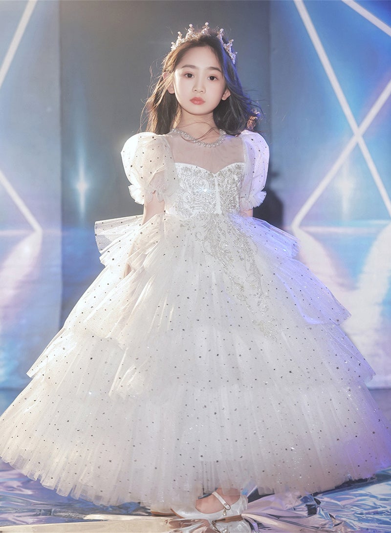 Children's dress princess dress wedding dress presenter birthday costume - Image 2