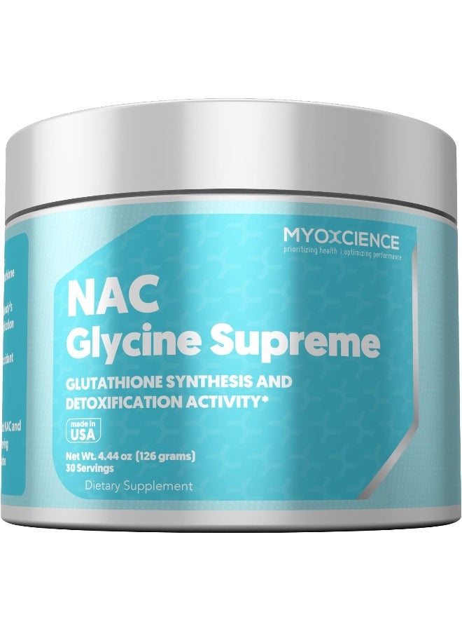 MYOXCIENCE Nac + Glycine Supreme N-Acetyl-L-Cysteine, Glycine And Taurine Combination, Powder - Image 1