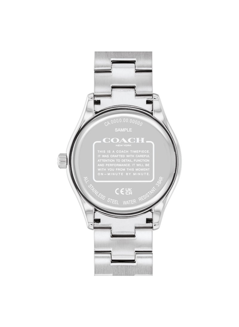 COACH COACH WATCHES ROUND ANALOG UNISEX'S SILVER CASE WATCH - 14400033  - Image 3