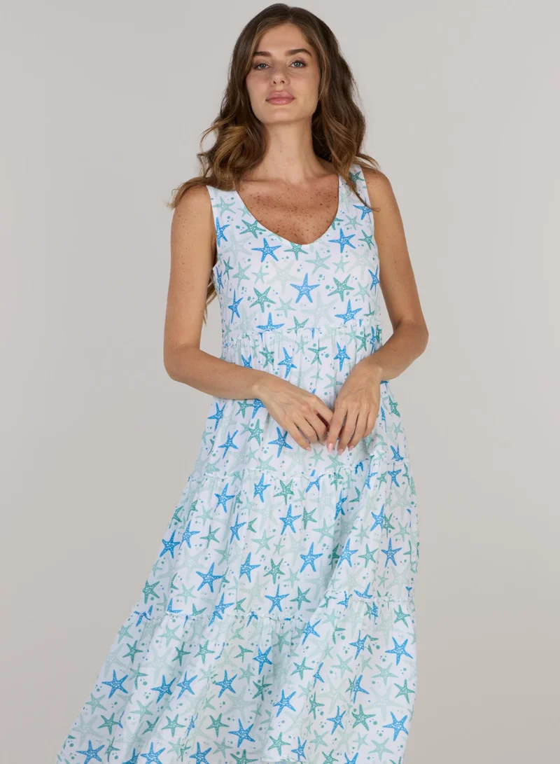 جاست نيتشر فستان أنيق بنجوم البحر الكاملة