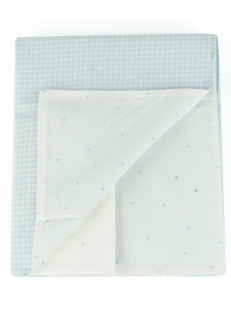 Bumble & Bird - Lullaby Starlight Baby Bedding Set For Bassinet - 3pcs - Blue - Image 5