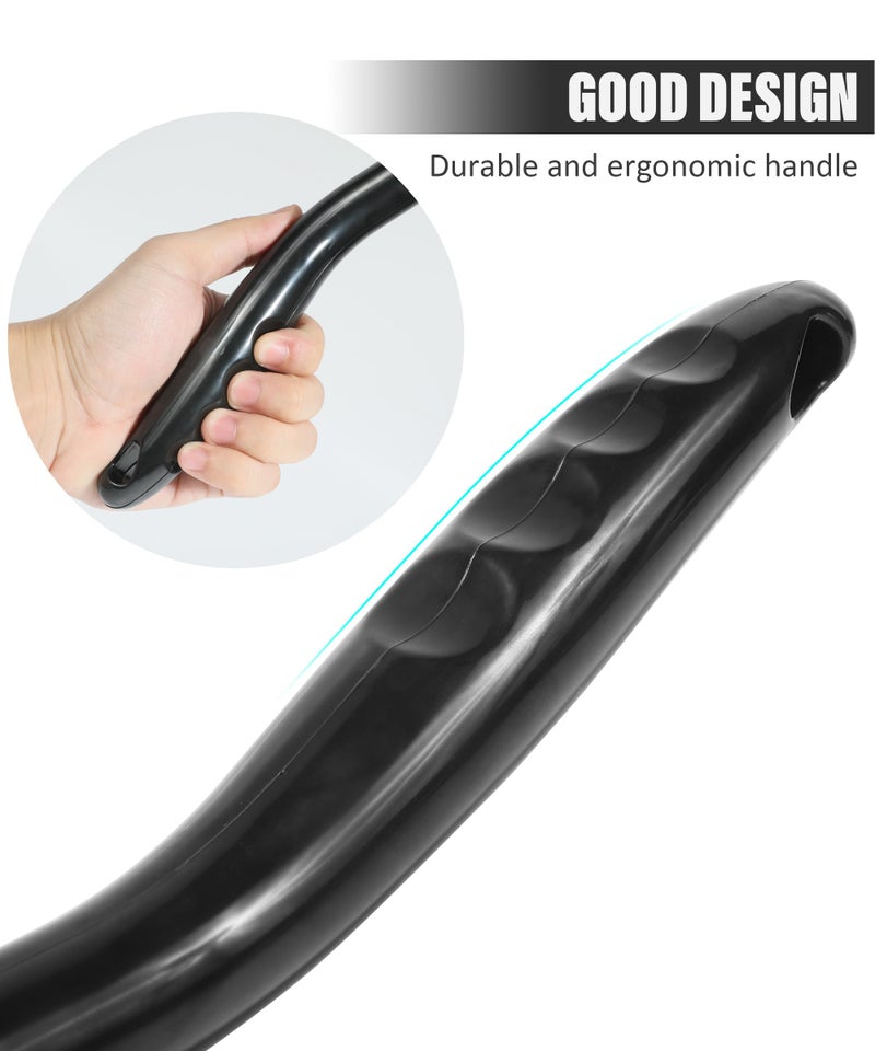 RACOONA Windshield Cleaning Tool,Car Cleaning Window Tool,Car Window Cleaner Tool,Car Accessories Car Window Cleaner with Unbreakable Extendable Handle and Microfiber Cloth for Auto Glass Wiper Car - Image 3