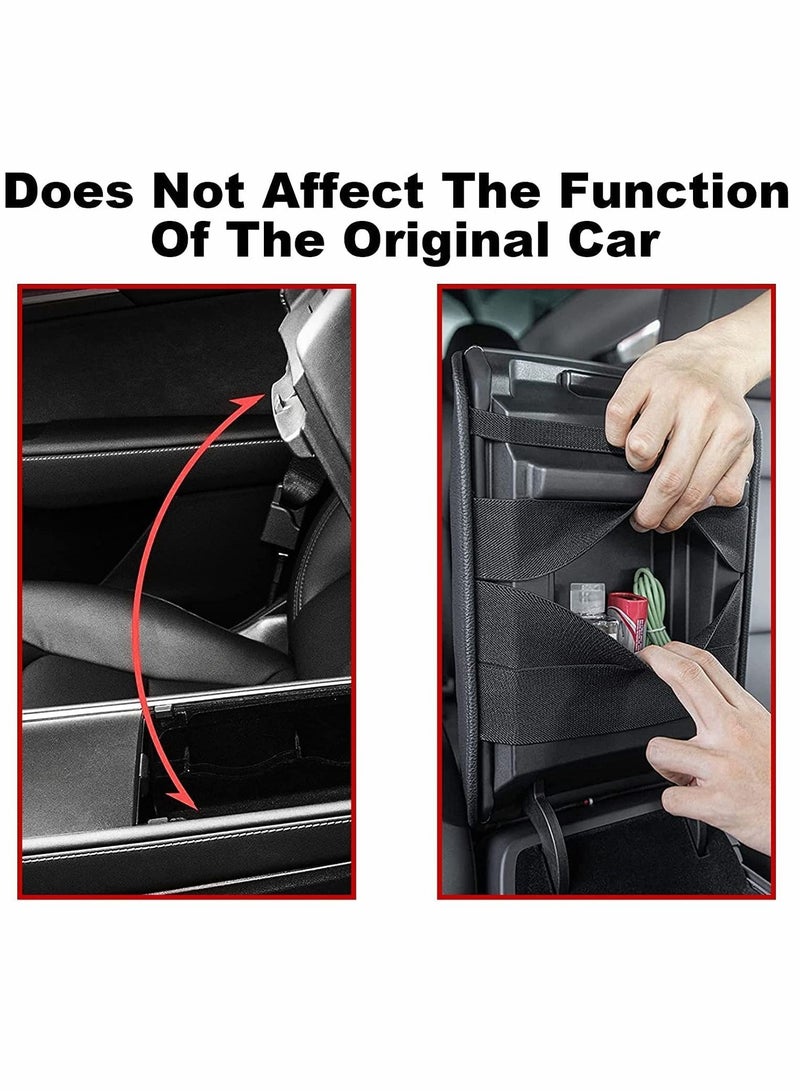 SYOSI Console Armrest Cover for Tesla Model 3 / Y, Hidden Storage Armrest Cushion Box Cover Console Seat Cover Center Console Lid Protector Pad Liner - Image 5
