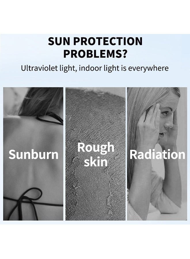 اوكيل واقية من الشمس - كريم عازل حماية فعالة من الأشعة فوق البنفسجية ، واقي من الشمس للوجه كريم غير لزج يحمي SPF50 (60 جم) - Image 3