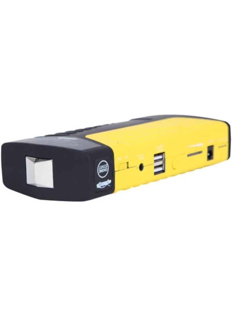 D16 KM-09 Car Air Compressor – Tire Inflator with Battery Starter (Jump Starter), 12V Power Bank, and USB Charging - Image 3