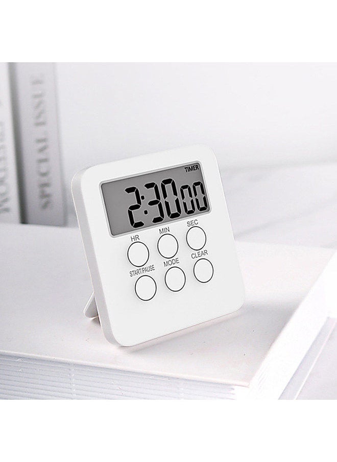 Generic - Digital Timer Clock Magnetic Cooking Countdown Alarm 24 Hours with LCD Screen Mute Mode for Studying Sports Office Classroom Library - Image 1